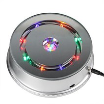 촬영용 자동 회전판 회전원판 전시 쥬얼리 피규어, 18cm 턴라이트