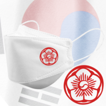 인쇄마스크 대한민국 태극기 마스크 25매 모델명 dk_68 KF94 커스텀 3D입체형