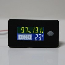 전압계 48V전압계 전기테스터기 배터리 용량 표시기 12v 24v 36v 48v 60v, 없음