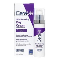 세라비 안티 에이징 페이스 크림 및 SPF 30 선스크린 | 레티놀 선스크린 히알루론산 세라마이드 함유 얼굴용 주름 방지 50g, 무향료, Fragrance Free