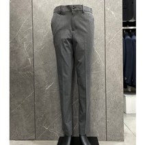 리버클래시 22F/W 다크그레이 슬림핏 허리 밴딩 스판 슬랙스 (LIW23972)