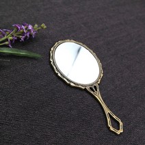 (당일출고)심플 타원손거울 - 앤틱/ 자수퀼트손거울만들기/자수브로치/자수DIY/프랑스자수/생활자수