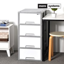 모아시스템즈 그레이트 중형 4단 일체형 수납장 플라스틱 서랍장 정리함, 상세 설명 참조