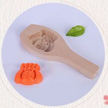 김펀칭기 김펀치 Single Hole Three-dimensional Pastry Molds Cookie Tools Wooden Pasta Pumpkin Biscuit, 07 Lucky bag