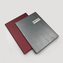 을지메뉴 프리미엄 글램 A4 메뉴판 자체제작 메뉴판 고급메뉴판 테이블 안내판 알림판 서류 결재판 광고 인테리어 소품 스탠드 호텔 미용실 매뉴북, 다크 그레이 A4 12페이지(6장)