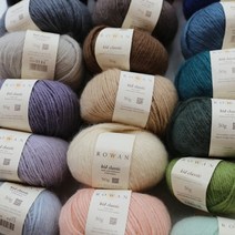 로완 키드클래식 (Rowan kid classic) 로완실 영국수입실 울실 모헤어실 부드러운실 손뜨개질실 겨울털실 목도리 장갑 가디건 스웨터 뜨개실, 904 SUMMER GREEN