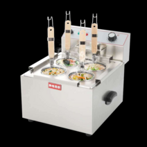 데스크탑 더블 헤드 해면기 편의점 파스타 일본라멘, 2구 면솥 수입 에고 온도 조절기 2kw