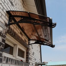 캐노픽스 800모델 창문 비막이 창문 비가림 차고 만들기 아치형파고라 비가림 차양 어닝천막, 800x2300