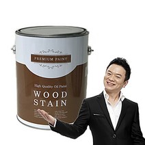 프리미엄 방부목 데크오일 우드스테인 4L 나무 니스칠 페인트칠 방부목칠 데크칠, 벚나무색