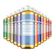 닥터브로너스 닥터브로너스 캐스틸 솝 950ml 12종 택1, 페퍼민트 950ml