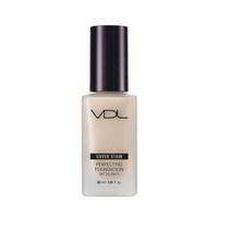 VDL 커버스테인 퍼펙팅 파운데이션 30ml(SPF35) VDL COVER STAIN PERFECTING FOUNDATION M01 A01 A02 A03 V01 V02 V03, V02(옐로우톤 21호), 1개