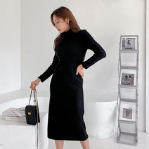 [봄신상/MD추천] 슬림핏 골지 원피스