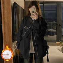 패딩+ 철표 디자인 소대중 비행복 점퍼 코트 야구복 패딩