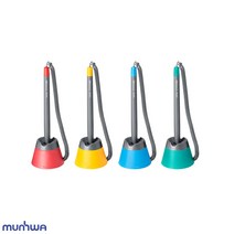 문화 스톱펜 S2 0.7mm 고정형볼펜 4개입