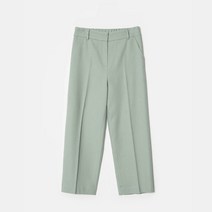 [BEANPOLE] 빈폴 레이디스 라이트 그린 울 밴딩 세미 와이드 팬츠 (BF0X21C32L)