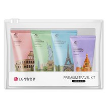 엘지 미니스 여행용세트 _ (4종) / (5종), 4종 (샴푸/바디워시/클렌징폼/치약)