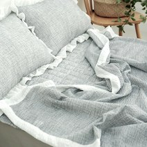 시어서커 여름 홑이불+베개커버세트 S/SS Q