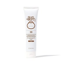 Sun Bum 썬범 선범 미네랄 SPF 30 틴트 선스크린 페이스 로션 비건 암초 친화적옥티녹산 및 옥시벤존 프리 광범위한 스펙트럼 내추럴 자외선 차단 UVAUVB 48.2g 1., TintedSun Bum