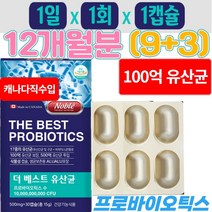 백억 100억 유상균 엘지지 캐나다직수입 4세대 신바이오틱스 람노플알파 노인 부모님 여성 생 유산균 / 12개월분 1일1회1캡슐 3개월분 무료증정, 제품구매+사은품1(커피믹스)+사은품2(알약케이스)