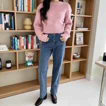 치코엘라- 널누오 크롭 니트탑