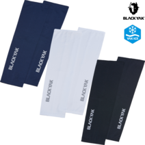 블랙야크 냉감토시 베이직슬리브 2BYXXX2904 공용 UV차단 쿨 팔토시 등산 아이스필, XL, BLACK