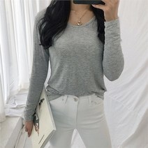 셀러허브 패션 여자 봄 데일리룩 8컬러 긴팔 티셔츠