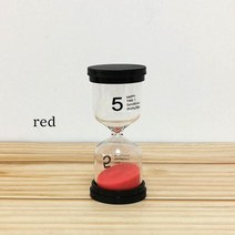 3D 모래 시계 인테리어 소품 선물용 샌드아트 장식 어린이 장난감 스트레이트 튜브 크리에이티브 선물 떨어짐 방지 타이머, [05] 10 분, [06] red
