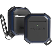 일본 직수입 에어팟 케이스 【vrs】 airpods 대응 케이스 내충격 카라비나 부착, 깊은 바다 블루, 상세페이지 참조, 상세페이지 참조