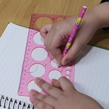 책갈피 줄자 직각자 원형자 도형 방안자 모양자 학용품 세트 눈금자 부자재 사무용품 문구용품 15cm 디자인