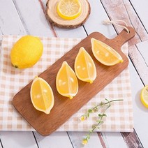 기타 바보사랑[데코봉봉]씨 있는 조각 레몬 모형 4P