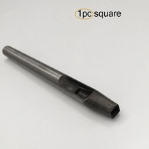 1pcs 가죽 구멍 펀치 스틸 도구 꽃 구멍 펀처 가죽 diy 벨트 구멍 만들기 가죽 공예 도구, 정사각형