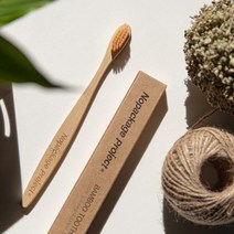 친환경 대나무 칫솔 밤부 천연 생분해 미세모 6개입