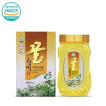 [양봉농협]등급있는 청밀 아카시아꿀 1kg/HACCP인증, 없음