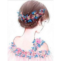 수놓기키트 나비 프린팅 캔버스 11CT 크로스 스티치 자수 전체 키트 수제 수공예품 바느질 치실 할로윈, 02 40x50cm_02 14CT, 05 cotton threads