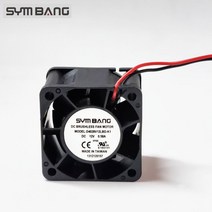 저소음 냉각쿨러 40mm DC12V 0.58A D4028V12LBD-K1