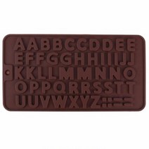 실리콘몰드-알파벳고명51구(고명몰드), 1개