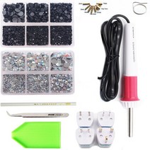 도배기계 뜨거운 판매 난방 라인 석 도구 110v-220v 핫픽스 라인 석 애플리케이터 크리스탈 strass 비즈 패브릭 에 전용 접착제, 세트-w