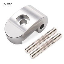1pc 업그레이드 된 고밀도 합금강 전기 스쿠터 접이식 후크 m365프로 스쿠터 힌지 볼트 잠금 나사 부품, 은