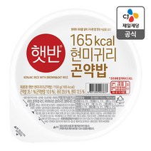 햇반 현미귀리곤약밥, 6개, 150g
