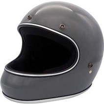 담트락스 DAMMTRAX 아키라 오토바이 모터사이클 풀 페이스 헬멧 하이바, 유광 그레이