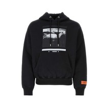 23SS HERON PRESTON 블랙 코튼 스웨트셔츠 HMBB024S23JER005 1010