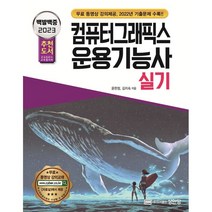 2023 백발백중 컴퓨터그래픽스운용기능사 실기:무료 동영상 강의 제공, 성안당
