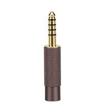Headphone Adapter 4.4mm to 2.5mm Jack Male Female Connectors Balance Interface Plug Earphones Access, [02] Brown