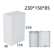 전기장비 소모품 ABS 와이어 접속 배선함 방수 전자 안전 케이스 플라스틱 상자 정리함 IP67 인클로저, [02] 83-58-35mm