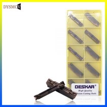 DESKAR MGMN200-G LF6018 300-T 300-H 400-T 400-H 500-M 스테인레스 스틸 용 CNC 테이블 상단 선반 터닝 카바이드 인서트, 100PCS, MGMN 200-T LF6018