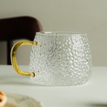 컬러 손잡이 내열 유리잔 350ml, 에이오피 두오모 내열유리컵_(옐로우 350ml), 에이오피 본상품선택