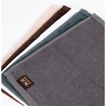 송월타올 손수건 행주 40g 30x30cm 베이지 화이트 그레이 브라운 다크그린