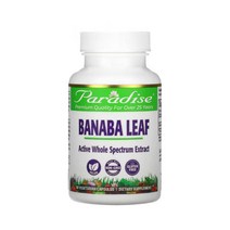 2+1 파라다이땡허브 파라다이스 바나바잎 고함량 Paradise Banaba Leaf 코로졸산 약들약 고약사 60베지캡슐, 60정