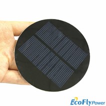 미니 원형 애완 동물 폴리 태양 전지 패널 4.5v 100ma diy 장난감태양광 잔디 빛 센서 조명태양 손전등