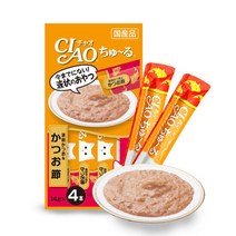 이나바 챠오 츄르 가다랑어&포 14gX4개입, 단품